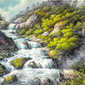 《綠茵濃郁．流水有情》｜山水聚財