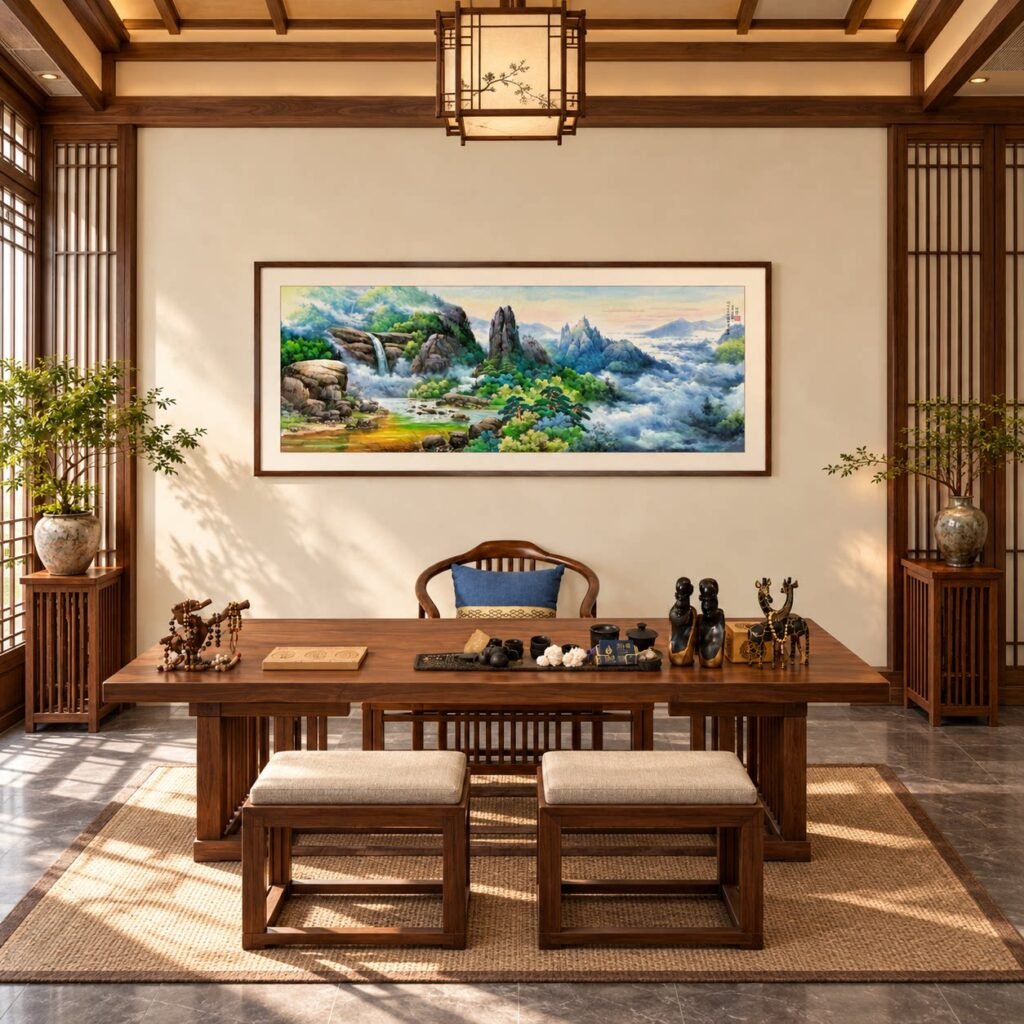 水滴美學-山水青韻純手繪