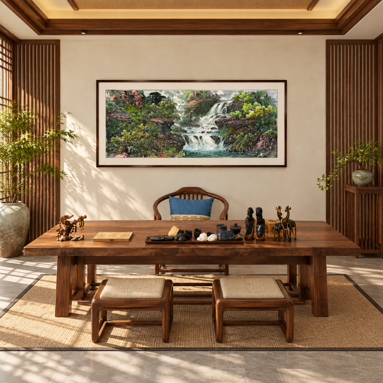湖山晴雪畫作空間展示