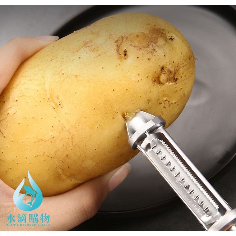 3合1合金削皮器|多功能蔬果削皮刀|不鏽鋼刨皮器|薄削省食材|廚房料理好幫手:圖片 5