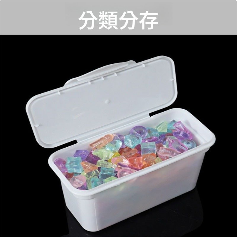 一體成型提把收納盒|白色日式居家置物箱:圖片 3