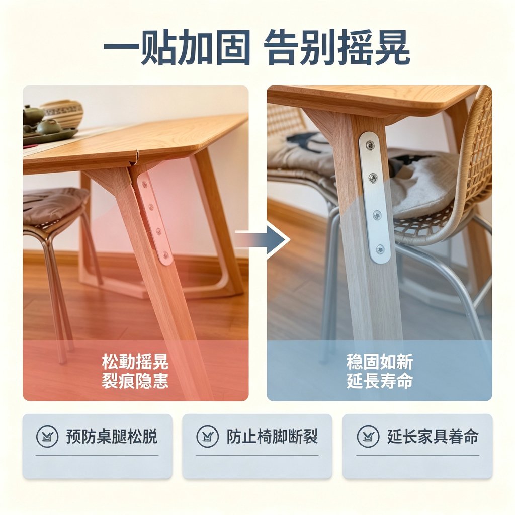 不鏽鋼直片角碼|家具補強連接片|五種尺寸可選:圖片 9