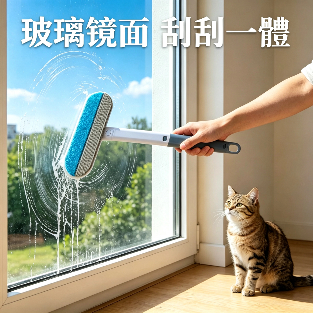 貓狗除毛清潔刷|沙發衣物毛髮整理・附刮水條與小刷具:圖片 4