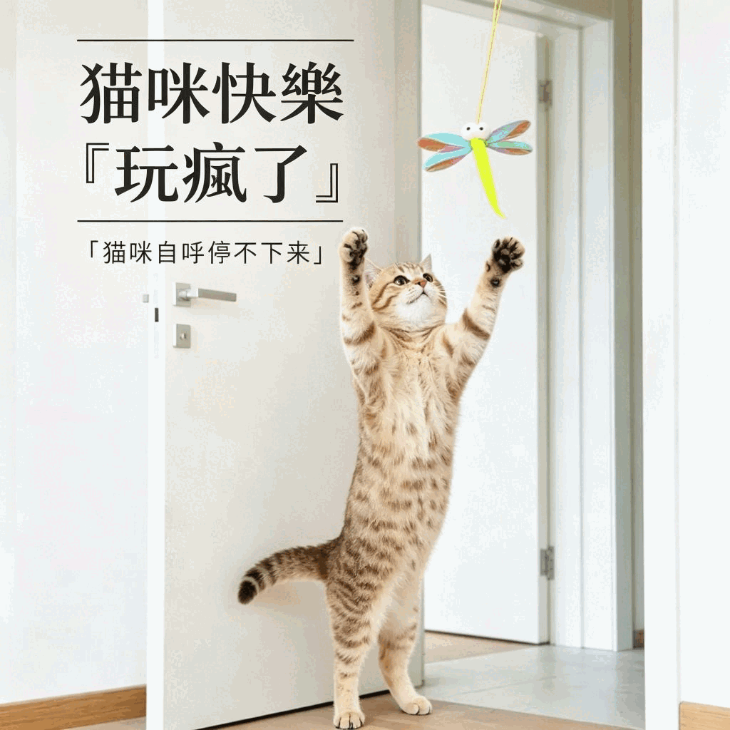 掛門式可【台灣出貨】調節逗貓棒 吸盤懸掛毛球羽毛逗貓玩具 帶鈴鐺貓咪自嗨解悶玩具 幼貓成貓通用:圖片 8