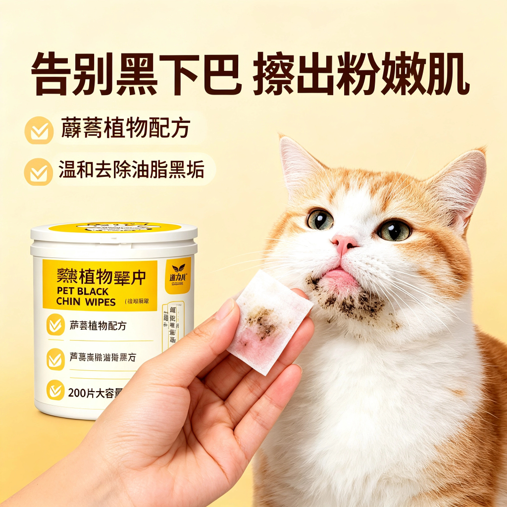 貓狗清潔濕巾組|眼周耳部、黑下巴與指套款多選:圖片 3
